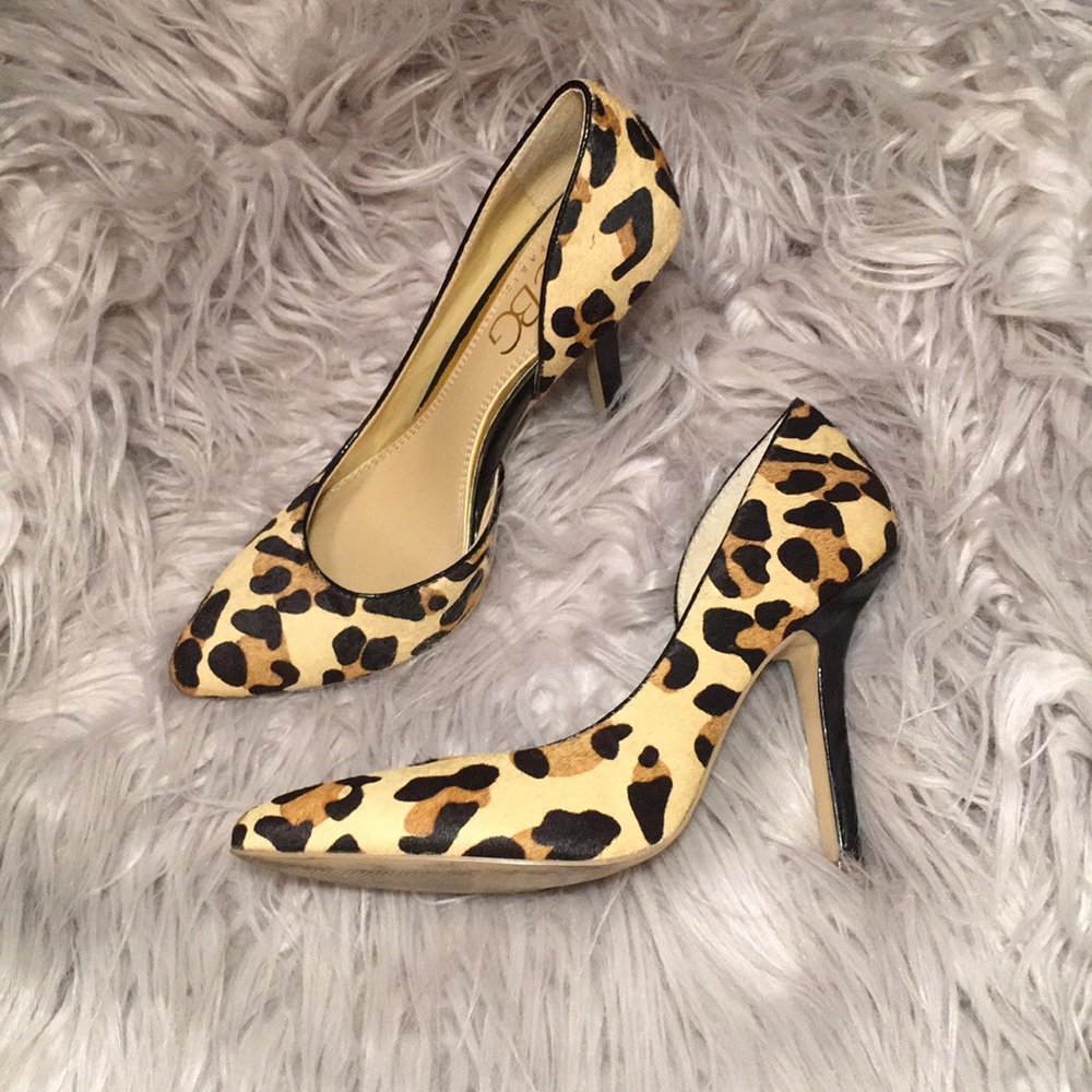 BCBG Paris Leopard Print Heels